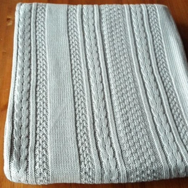 50db67 100 Acryl Katoen Cable Knit Rib Rand Worp Deken Buy Kabel Knit Gooi Deken Katoen Decoratieve Gebreide Randen Chunky Kabel Gebreide Deken Product On Alibaba Com