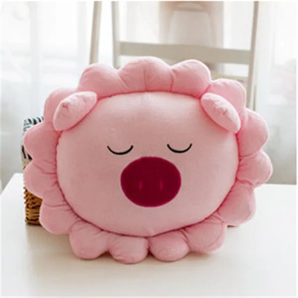 Fancy Soft Plush Sunflower Shaped Pillow and Cushion
