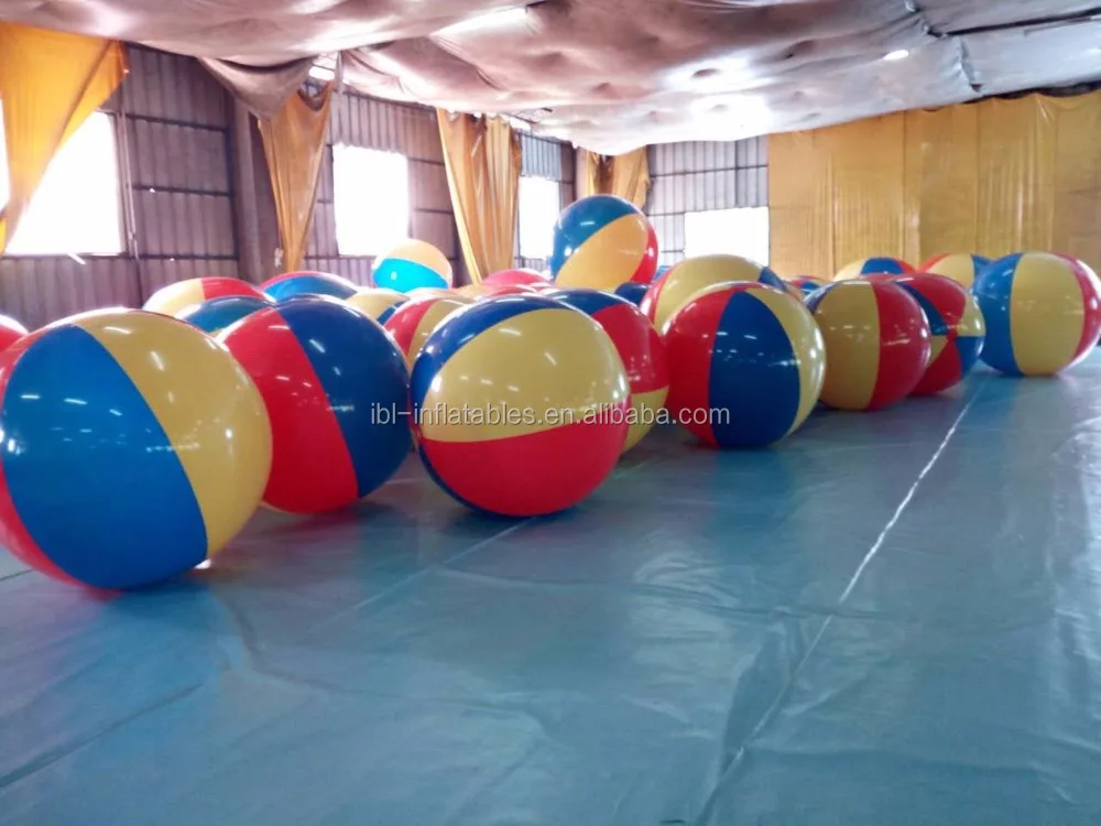 Logo Customized Inflatable Beach Ball PVC Large Jumbo Beach Ball 9 ft Tall Inflatable Giant Beach Ball