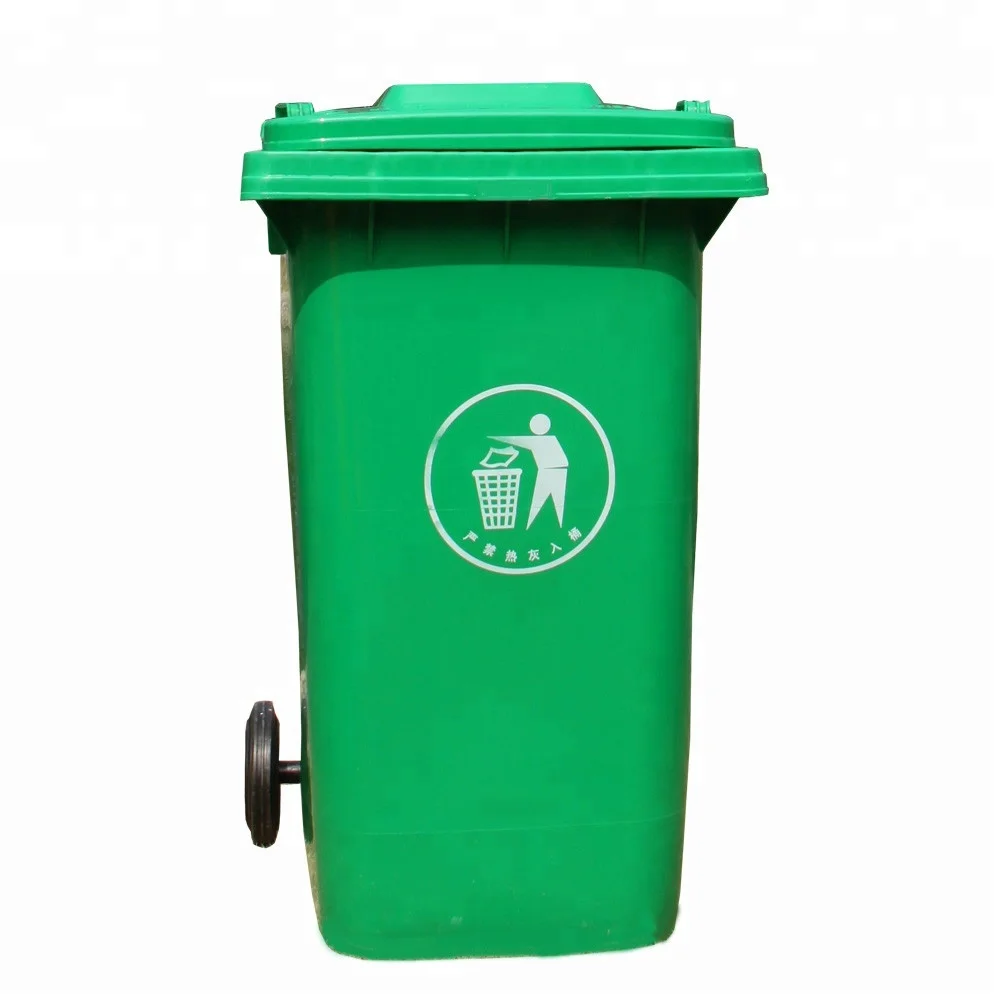 Зеленая мусорка. Пластиковый мусорный контейнер с педалью 240 л. Бак для ТБО 240 Л. Мусорный бак уличный 240л.