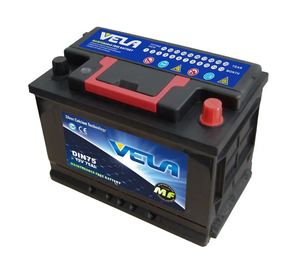 Buena calidad y mejor Precio Fabricante MF DIN75 12V 75ah batería de coche  - China Sups
