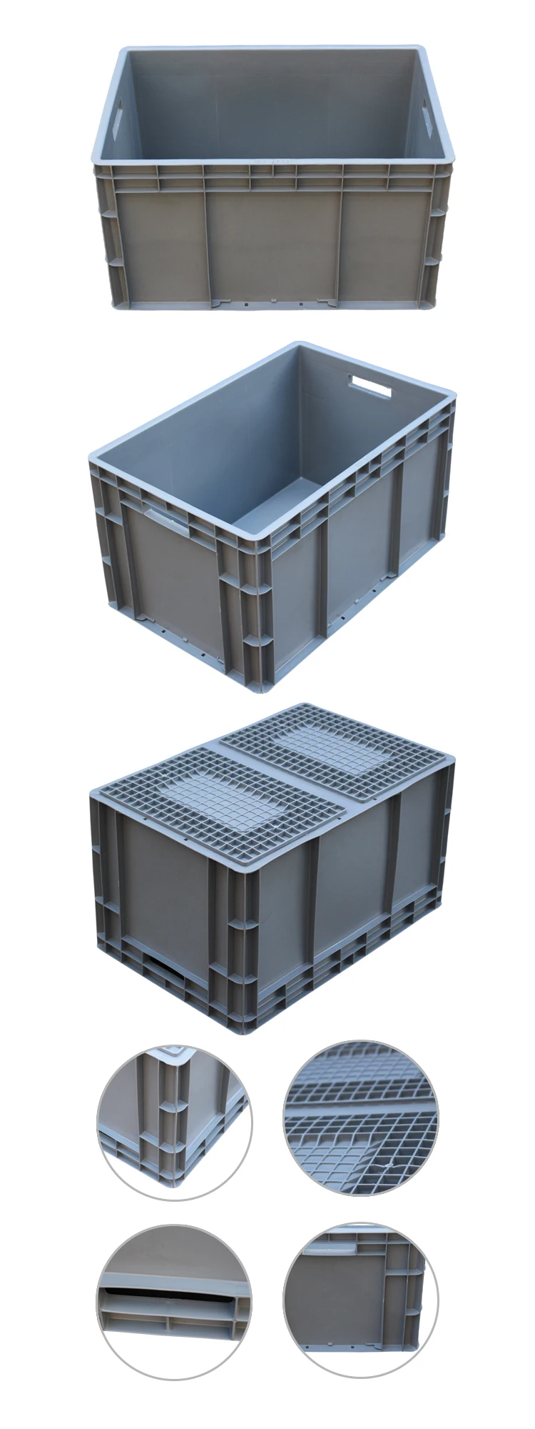 EU 600*400*148mm Plastic Storage Crate Transport Container - China Plastic  Storage Box, Turnover Box