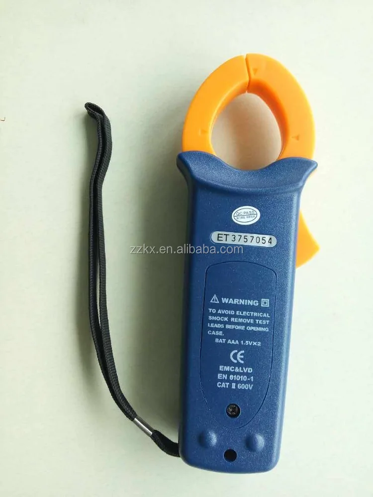 VC3267A Professional Temperature Tester AC/DC Auto-range Digital Clamp Meter With Test Leads and Bag