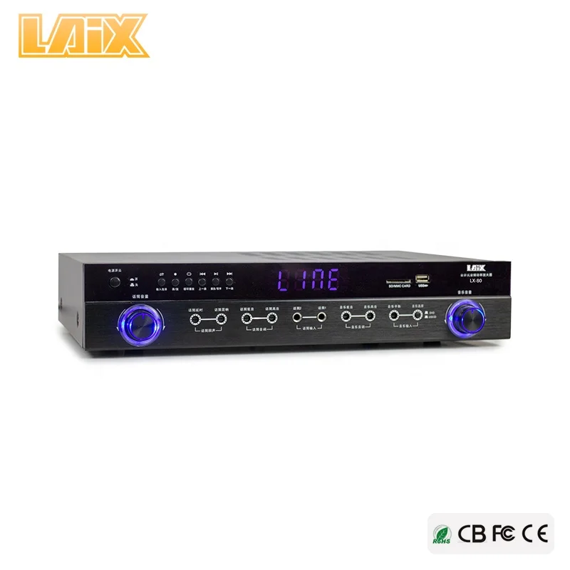 Laix Lx-80 Class Power Amp Digital Professional High Quality Rms Ampli Amplifier