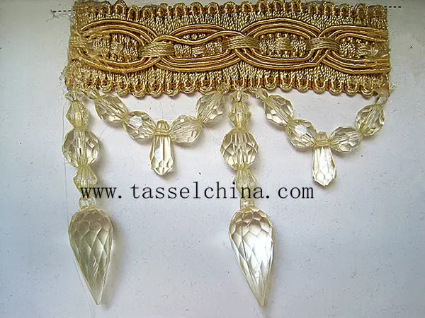 
Лидер продаж 2013, бахрома с бусинами в форме капли для штор 