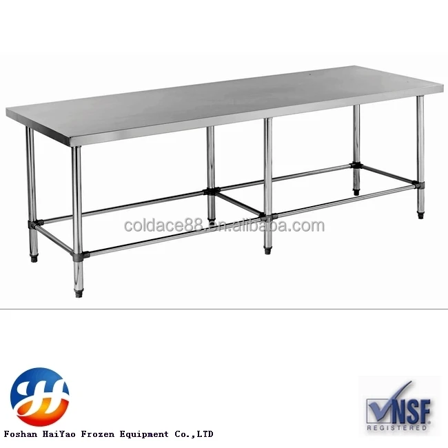 used stainless prep table