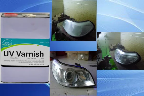 car headlight polish uv varnish for