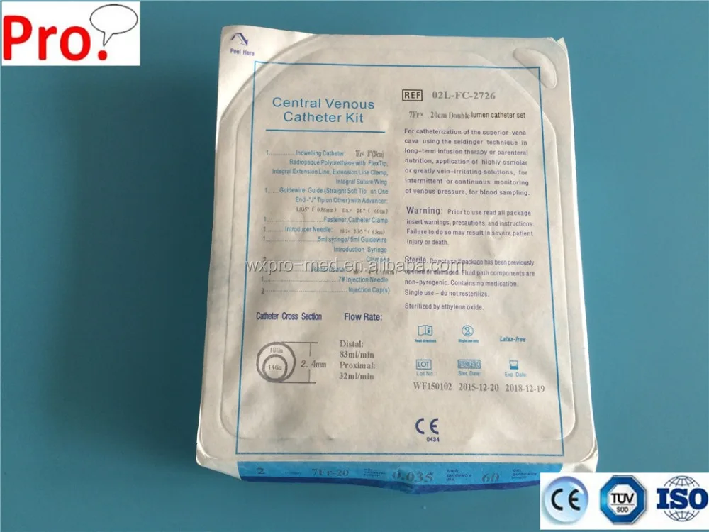 Катетер для гемодиализа CE/ISO 13485 PICC