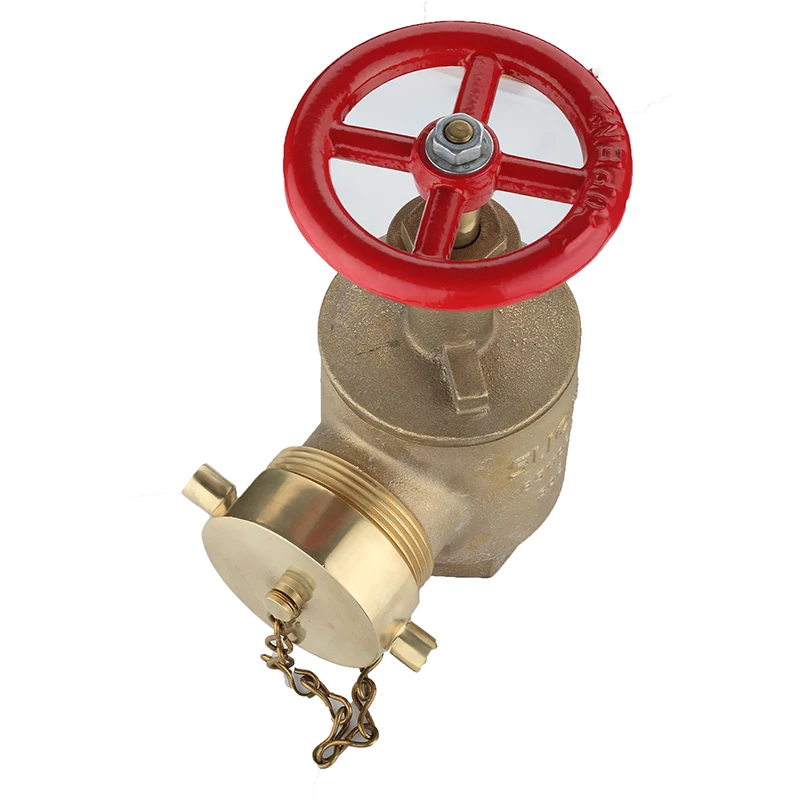 UL&FM 2.5" Female*Male  hose angle valve with cover