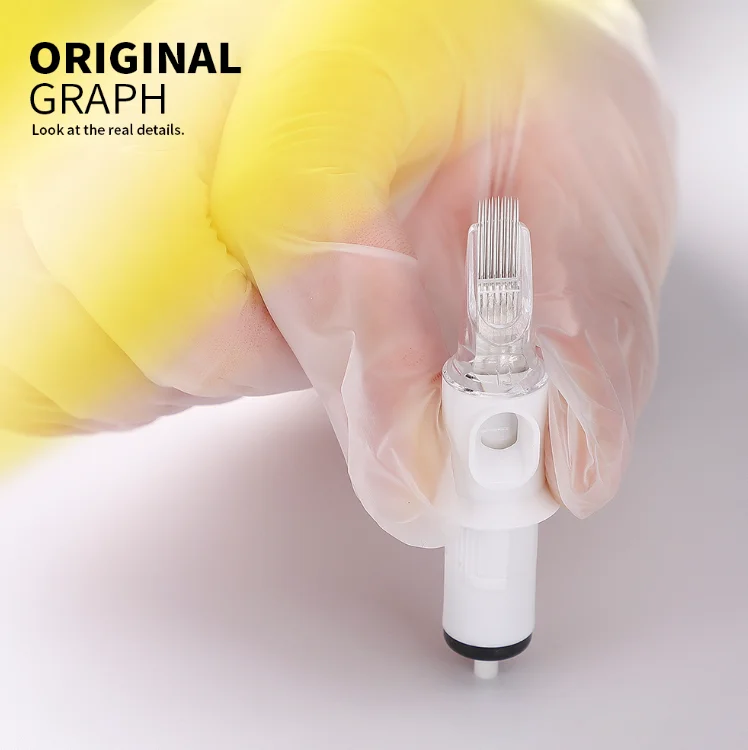 Профессиональная нержавеющая сталь одноразовые картридж иглы татуировки для Перманентный макияж тату-машинка