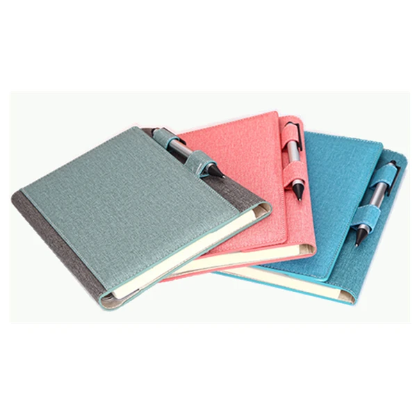 Минута блокнот с ручкой из искусственной кожи по индивидуальному заказу из Искусственной ПУ-кожи; 120 бумажных листов бумаги индивидуальный Магнитный