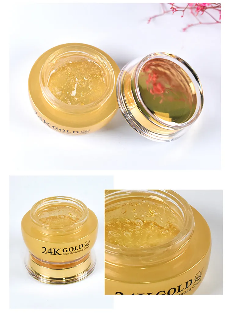 24k Gold Snail Nourishing Cream - Moisturizing Face Cream