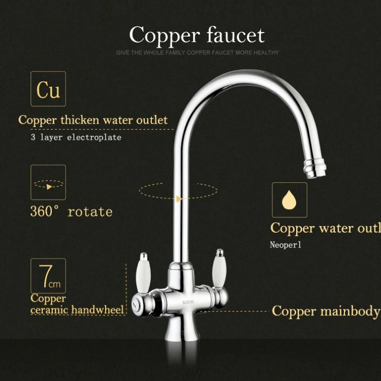 Luxury Brass Kitchen Tap manufacture