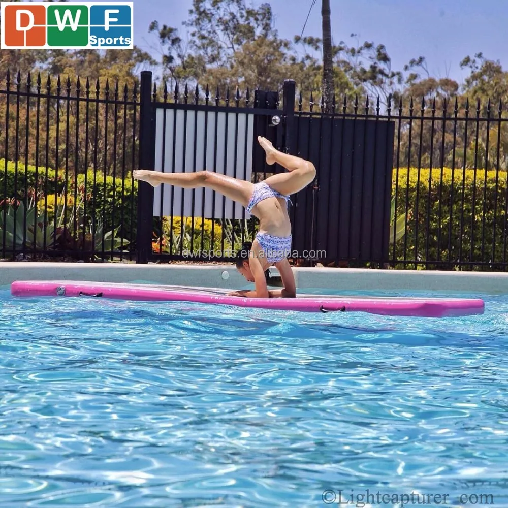 Popular Inflatable Aqua Base Water Floating Yoga Mats for Fitness