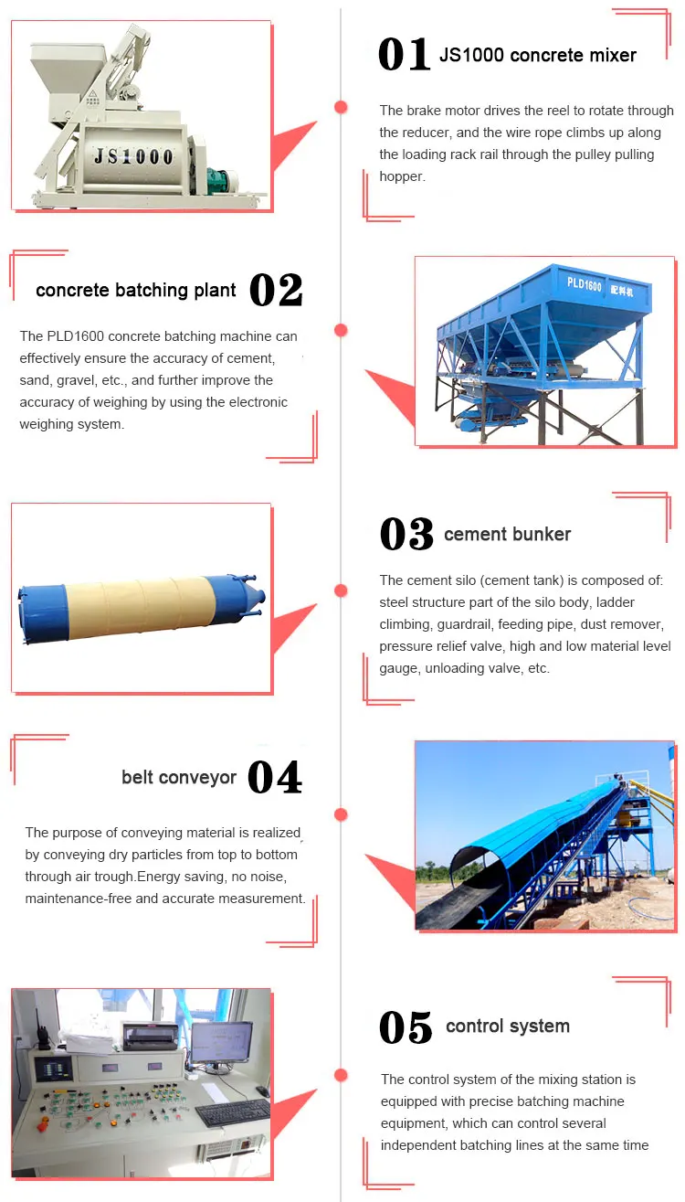 60concrete mixing plant