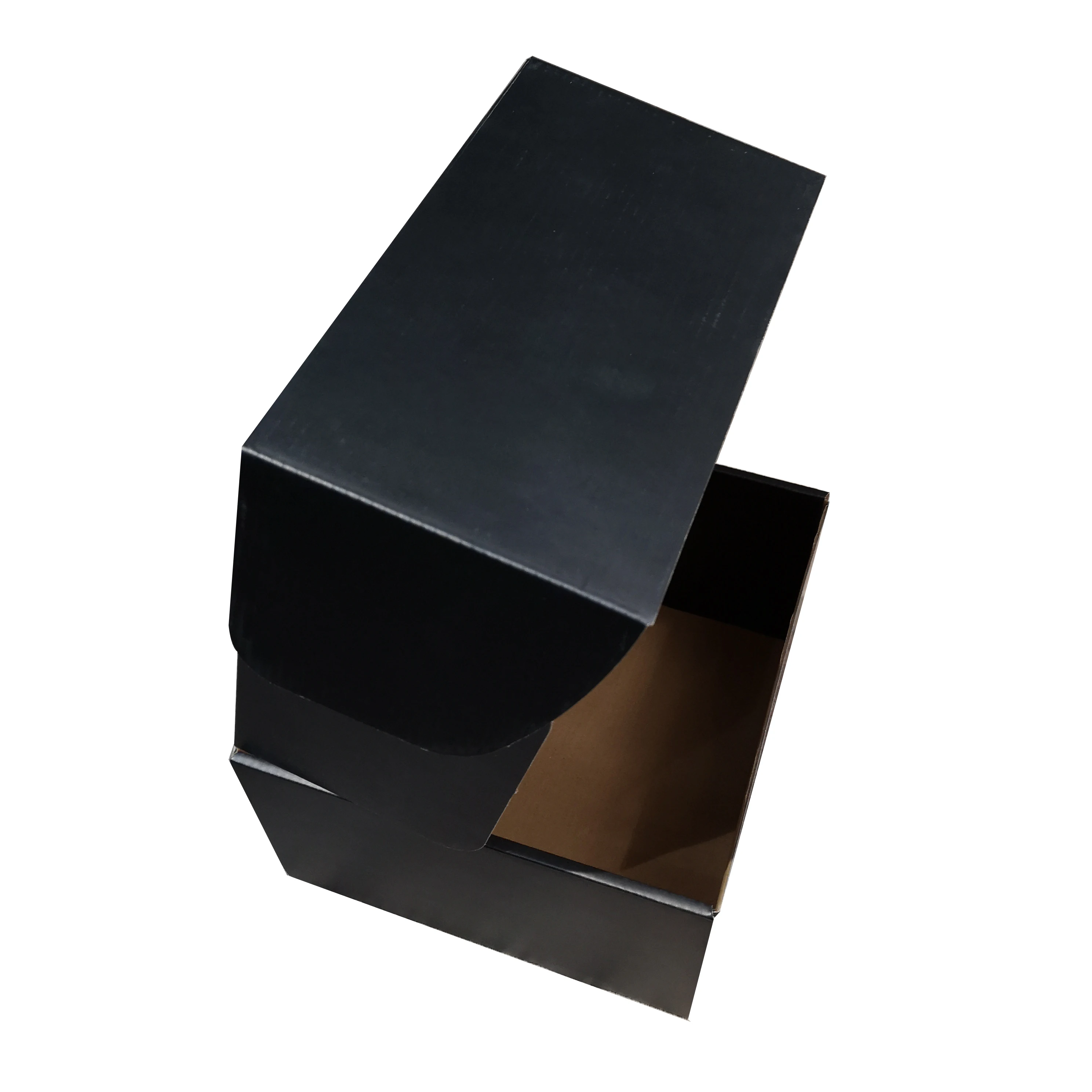 
Роскошный Жесткий простой черный косметический макияж для ресниц, гофрированный картон, бумажная почтовая коробка 