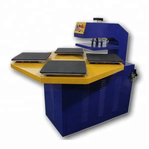 四个工作台全自动服装热转印机