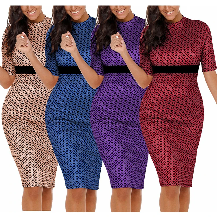 knee length work dresses