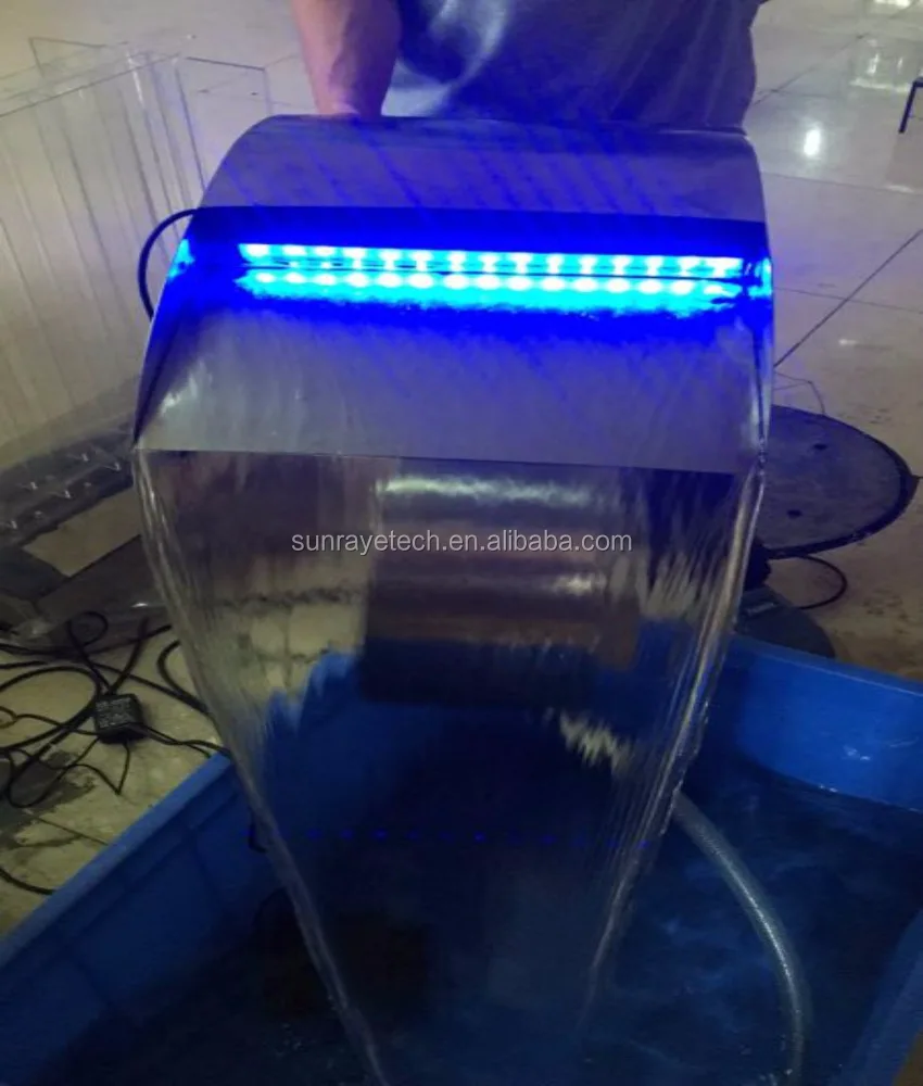 Cascata Waterfall XL 90 Oase - In Acciaio Inox, Larghezza 90cm, Per Giochi D'Acqua In Giardino O Stagno - Foto 12