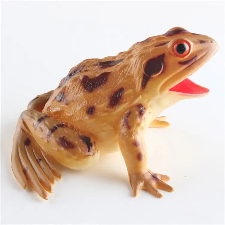 
Прочные OEM качественные искусственные разноцветные пластиковые игрушки прыгающая лягушка 