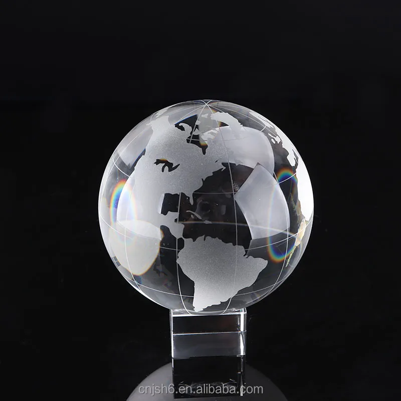 装飾ガラスボールワールドグローブクリスタルガラスアースグローブクリスタルボール Buy クリスタルボール クリスタルガラス地球儀 装飾ガラスボール 地球儀 Product On Alibaba Com