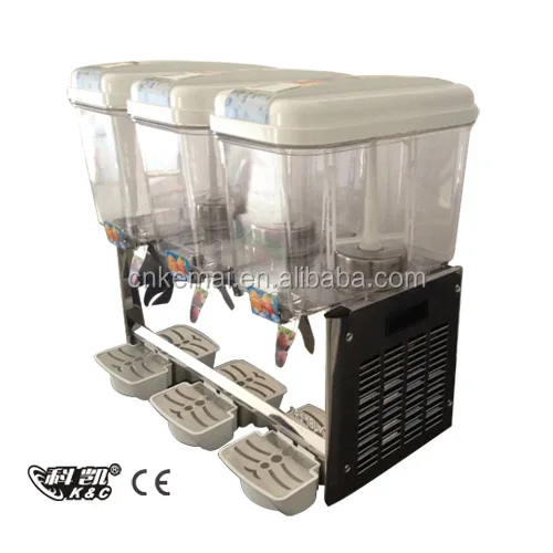 
3 бака, машина для охлаждения и смешивания сока с напитками 