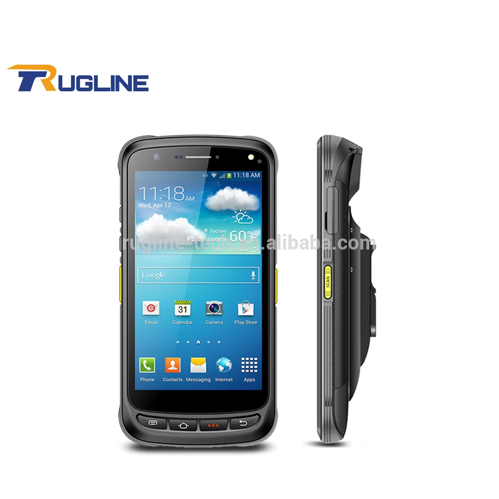 Portable BT Wireless Barcode Scanner with 13MP Camera and Iris Scanning Android Case-in Stock!