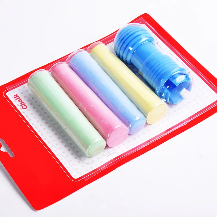 
Мелки для рисования с держателем 4 + 1 шт. мелки большого размера для детей 