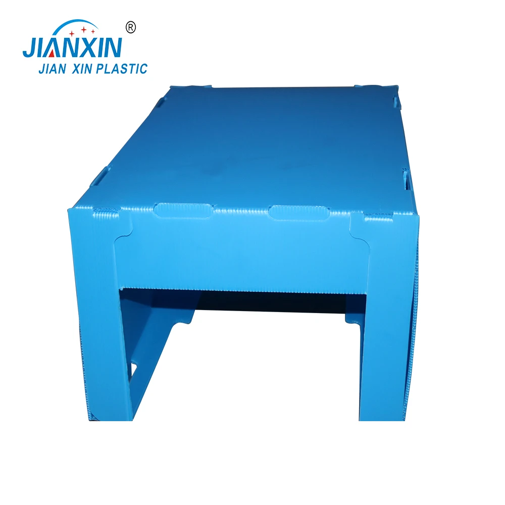 Multi Functional UV or Silk Screen Printing Custom Corrugated Plastic Box Totes/ Trays/containers