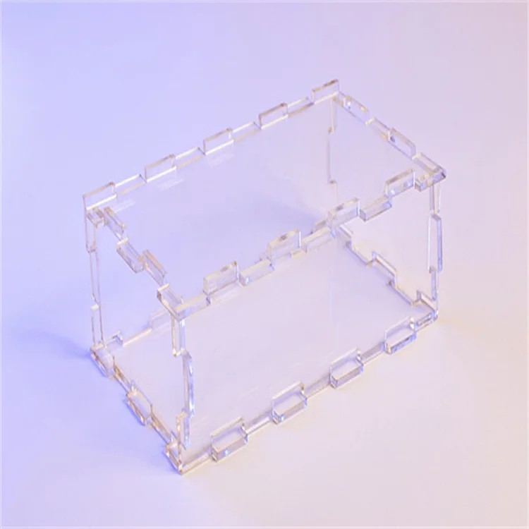 Transparent Persepx PC Computer Case Laser Cut Plexiglass Cube Box Custom Engraved Acrylic OUYA Cases