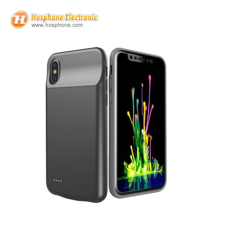 Ультратонкий чехол для аккумулятора 3200 мАч внешнее резервное зарядное устройство чехол для внешнего аккумулятора с AUX для iphone x