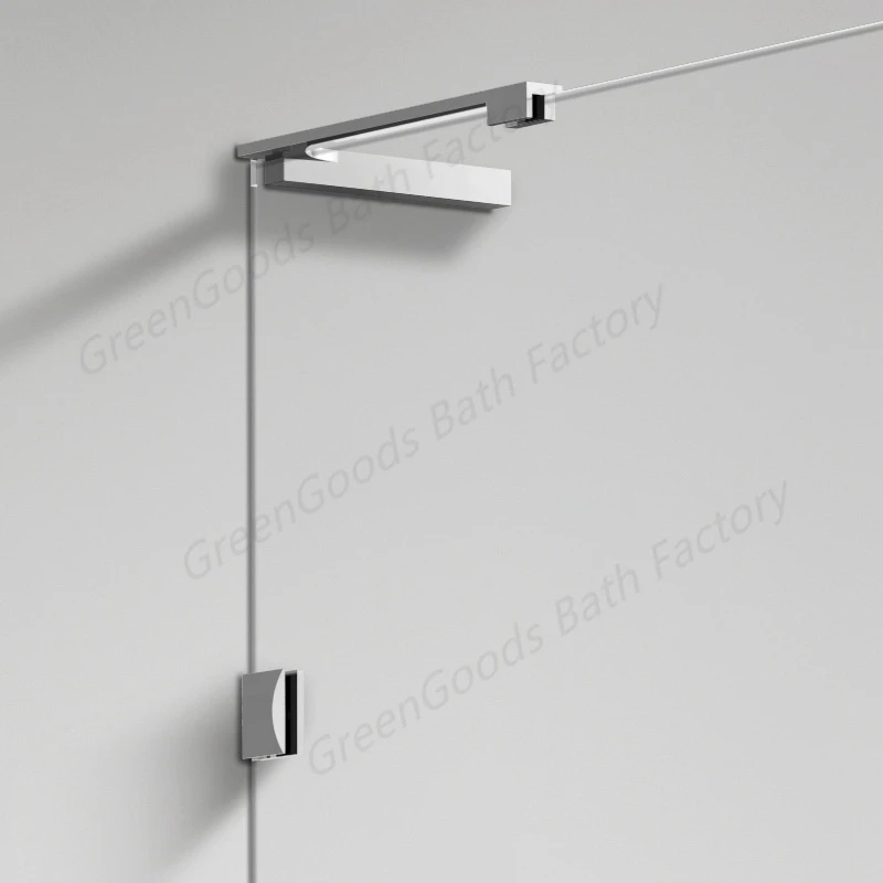Cheap Steam Double Shower With 1700 mm Whirlpool Bathtub