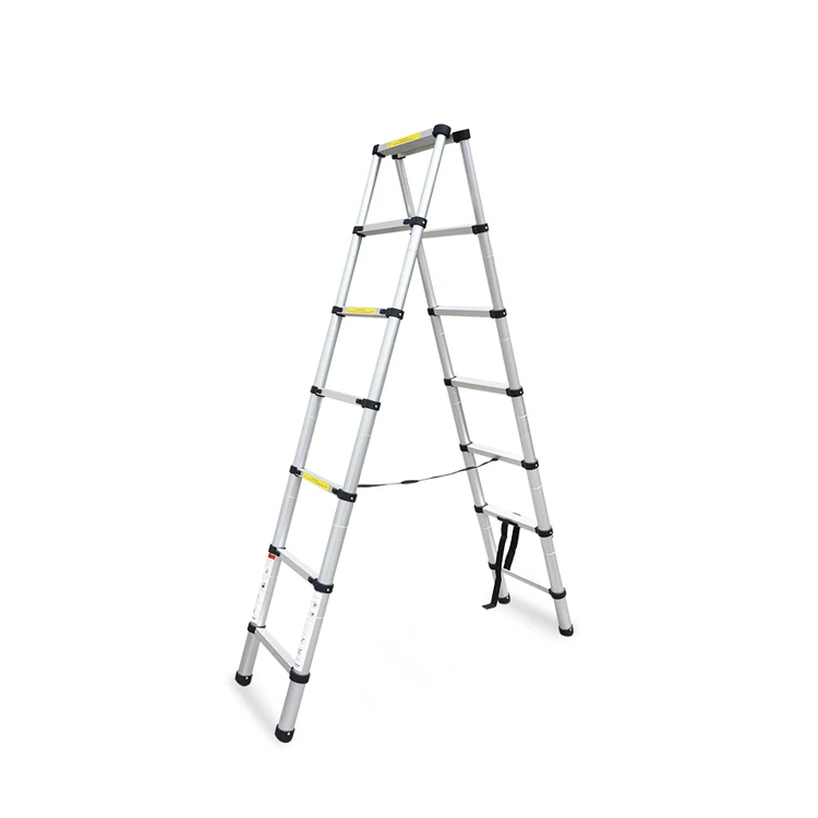 3.8 En Gemakkelijk Te Winkel Opvouwbare Aluminium Ladder Telescopische Ladder - Buy Telescopische Ladder,3.8 M Ladder,Agility Ladder Product