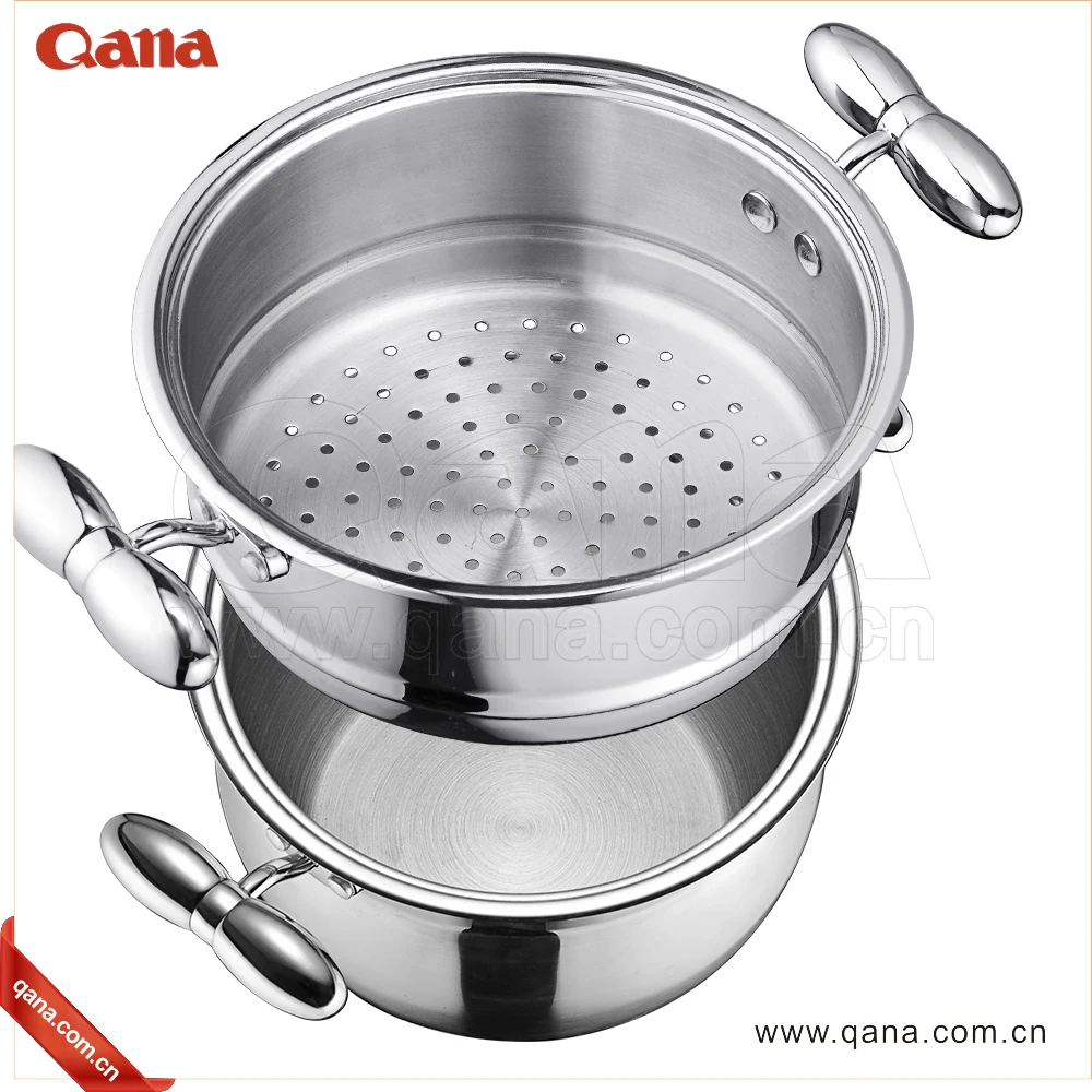 Оптовая продажа, кастрюля из нержавеющей стали, кастрюля, пароварка, набор кухонных кастрюль из нержавеющей стали