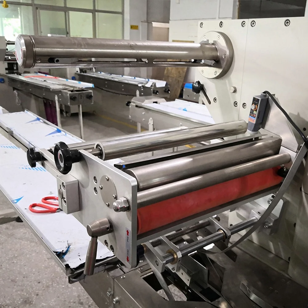 Автоматическая упаковочная машина для хлеба торта гамбургеров