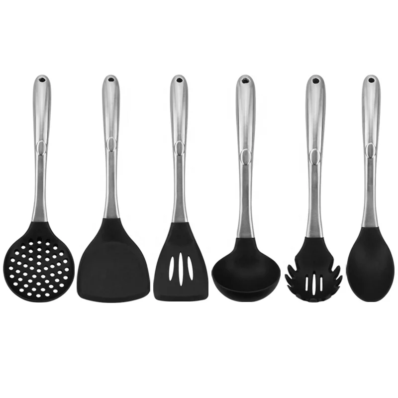 Shinkan Complex ~ kant Chinese High Quality Kitchenware Silicone Kitchen Cooking Utensils Set With  Stainless Steel Handle - Buy Silicone Kitchen Utensils,Kitchen Cooking  Utensils,Small Kitchen Utensils Product on Alibaba.com