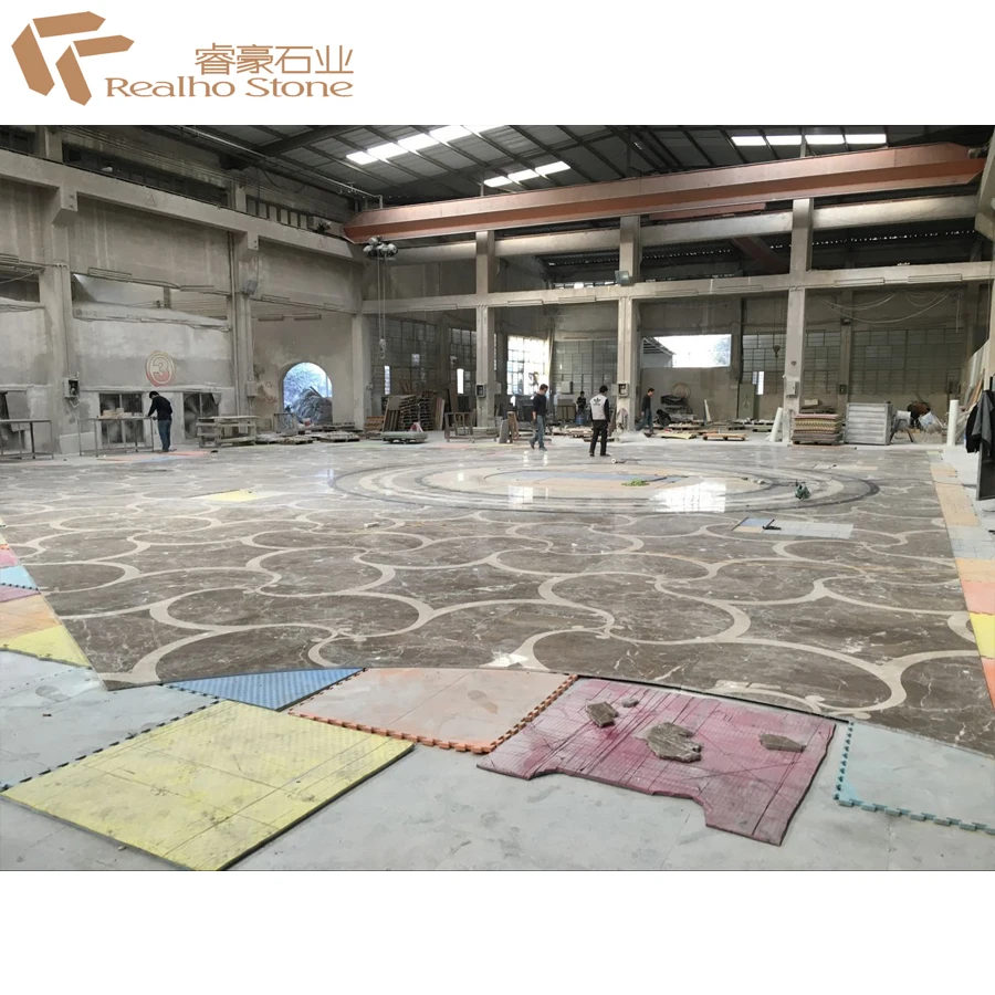 Italian Marble Flooring Border Designs for Door and Floor