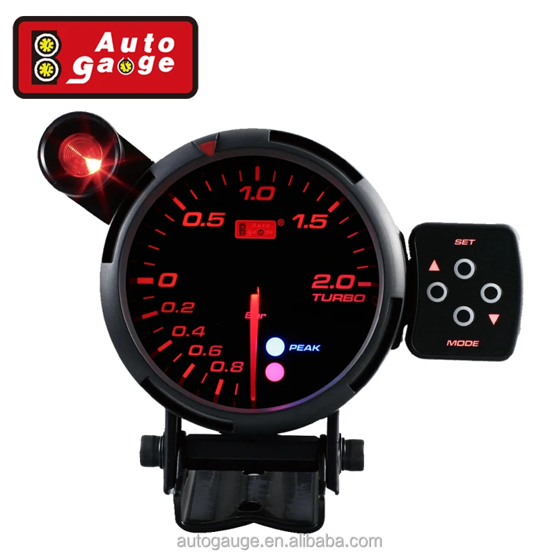 
 80 мм Светодиодные Boost датчик температуры Turbo метр  