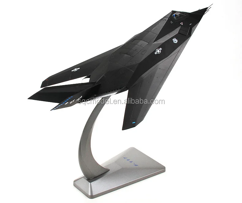 1:48 F-117 Stealth Fighter Model - Die Cast Airplane Toy