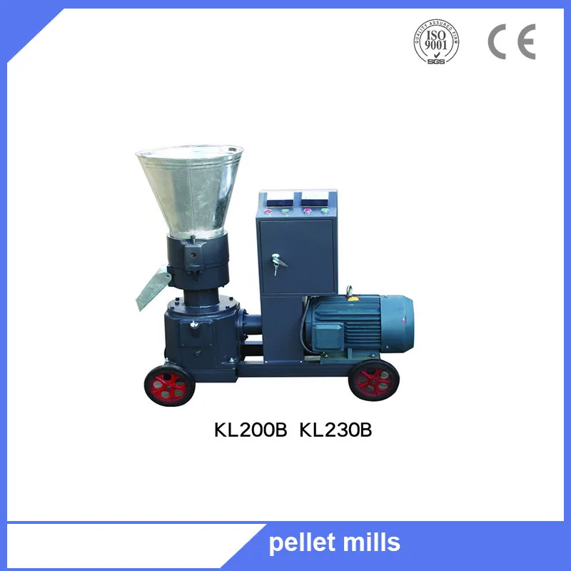 Машина для производства гранул из древесных опилок KL230, мельницы для гранул биомассы