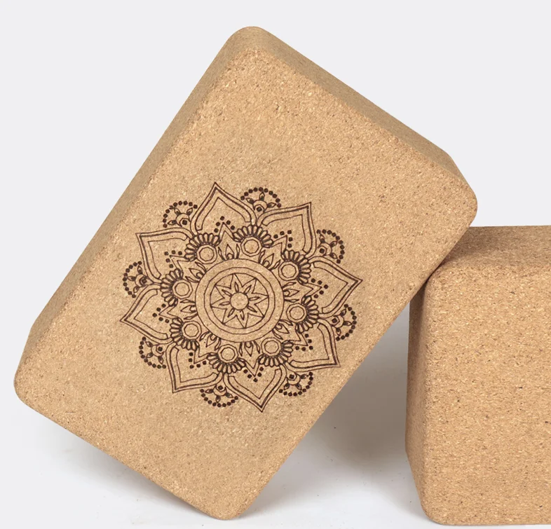 Лазерный логотип высокой плотности натуральные пробковые блоки для