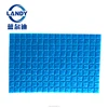 Couverture de piscine bleue