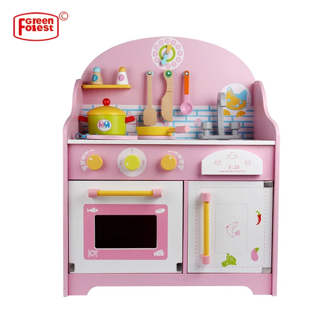 pink kitchen toy set