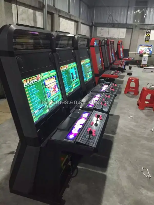 Wholesale 32" LCD 2 Players Arcade Fighting Game Tekken 6 Video/Ame Machine for Hot Sell/Pandoras Box 4 Arcade Cabinet