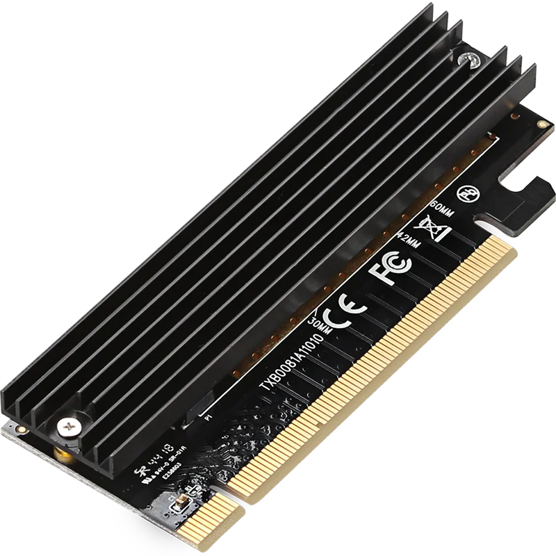 Высокоскоростная карта преобразователя Diewu PCie x16 на M.2