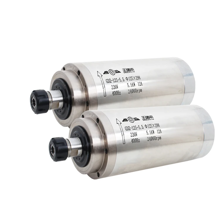 
 400 кВт er25 Гц ЧПУ фрезерный станок для резьбы по дереву с водяным охлаждением Шпиндельный двигатель  