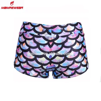 New design sublimation printed shorts, sexy womens running booty shorts, fitness shorts sample shipping