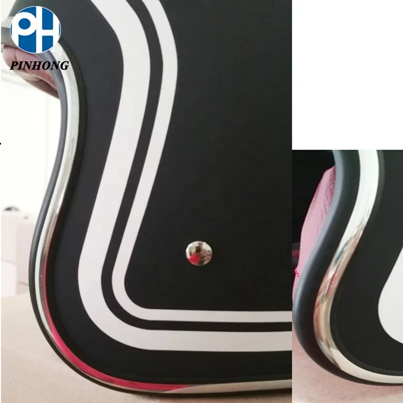 Flexible PVC Chrome Helmet Edge Trim