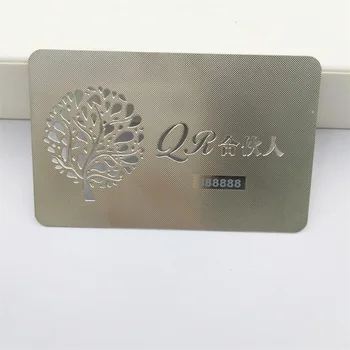 Cheap unique design printing 0.3mm shaped die-cut blank gold metal cards