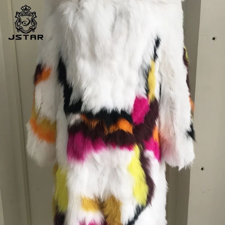 Cheap Italian Colored Fox Fur Coats